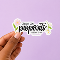Creada con Propósito — Efesios 3:11