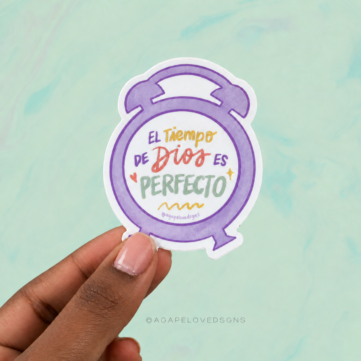 El tiempo de Dios es perfecto Sticker